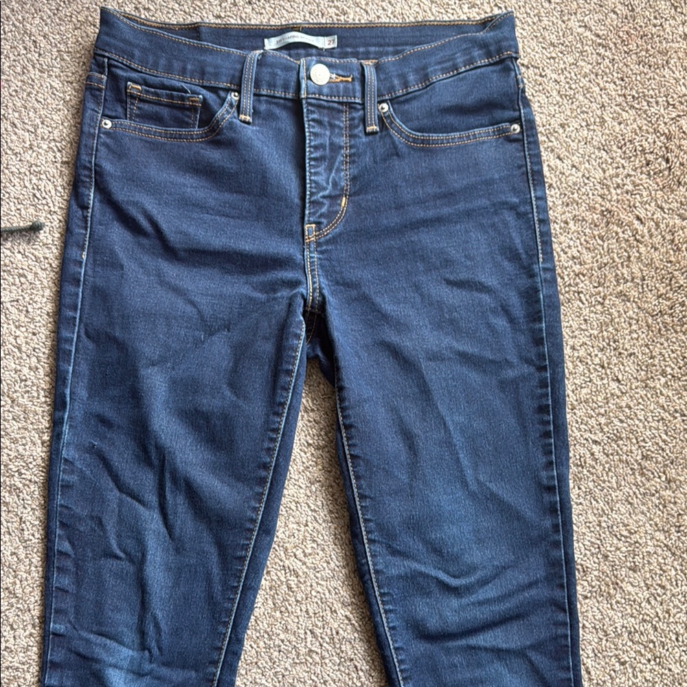 Women's Dark Blue Jeans